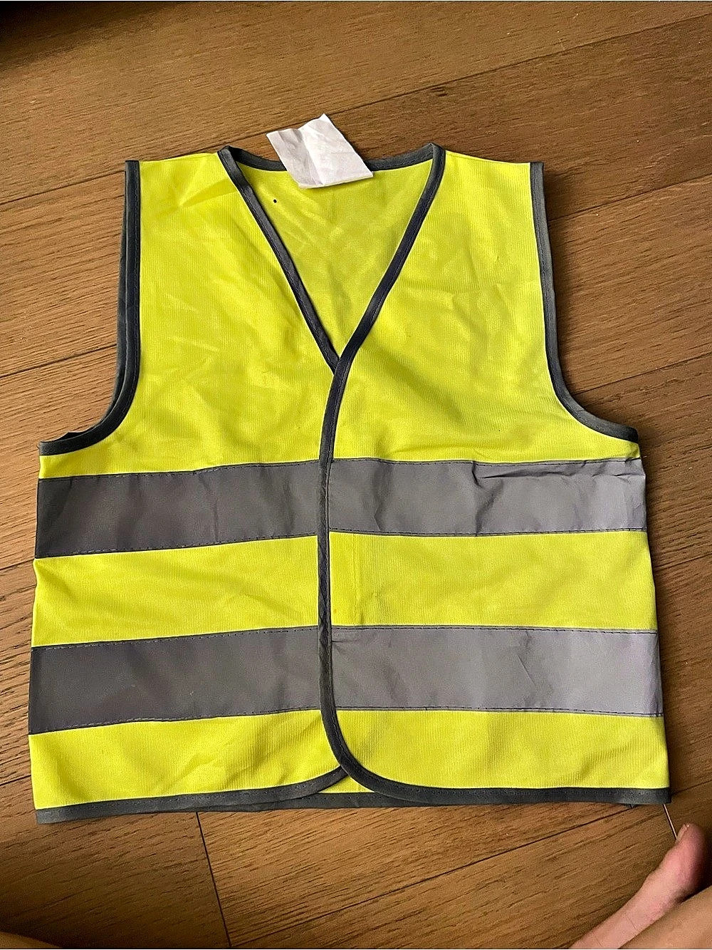 Kids Halloween costume Safety Vest Yellow & Gray Size Small